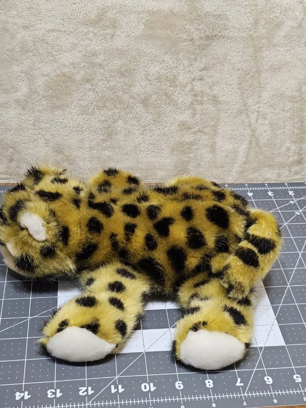 Steven Smith Brooklyn New York Baby Cheetah Leopard Cat  Soft Plush Animal  Toy